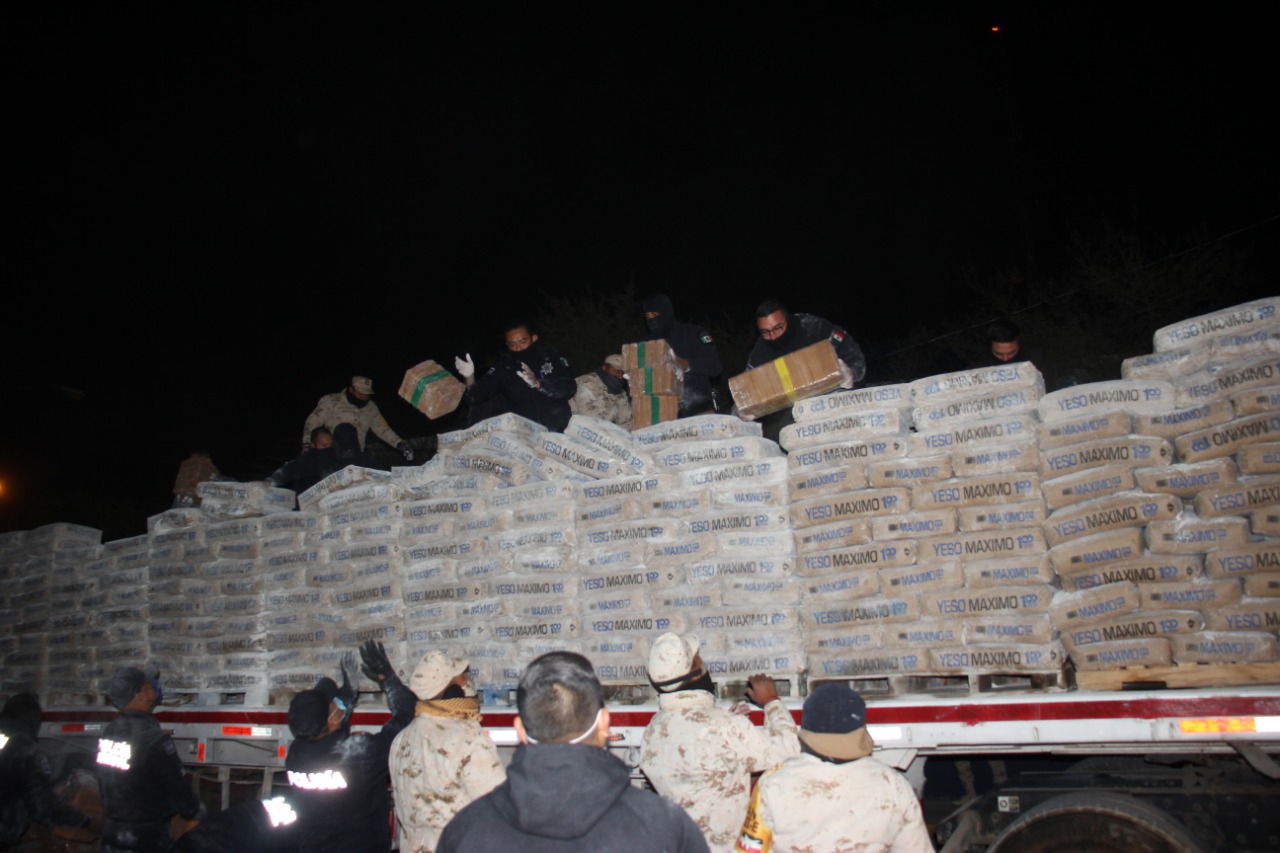 Aseguran en Ju&aacute;rez m&aacute;s de 250 millones de pesos en drogas