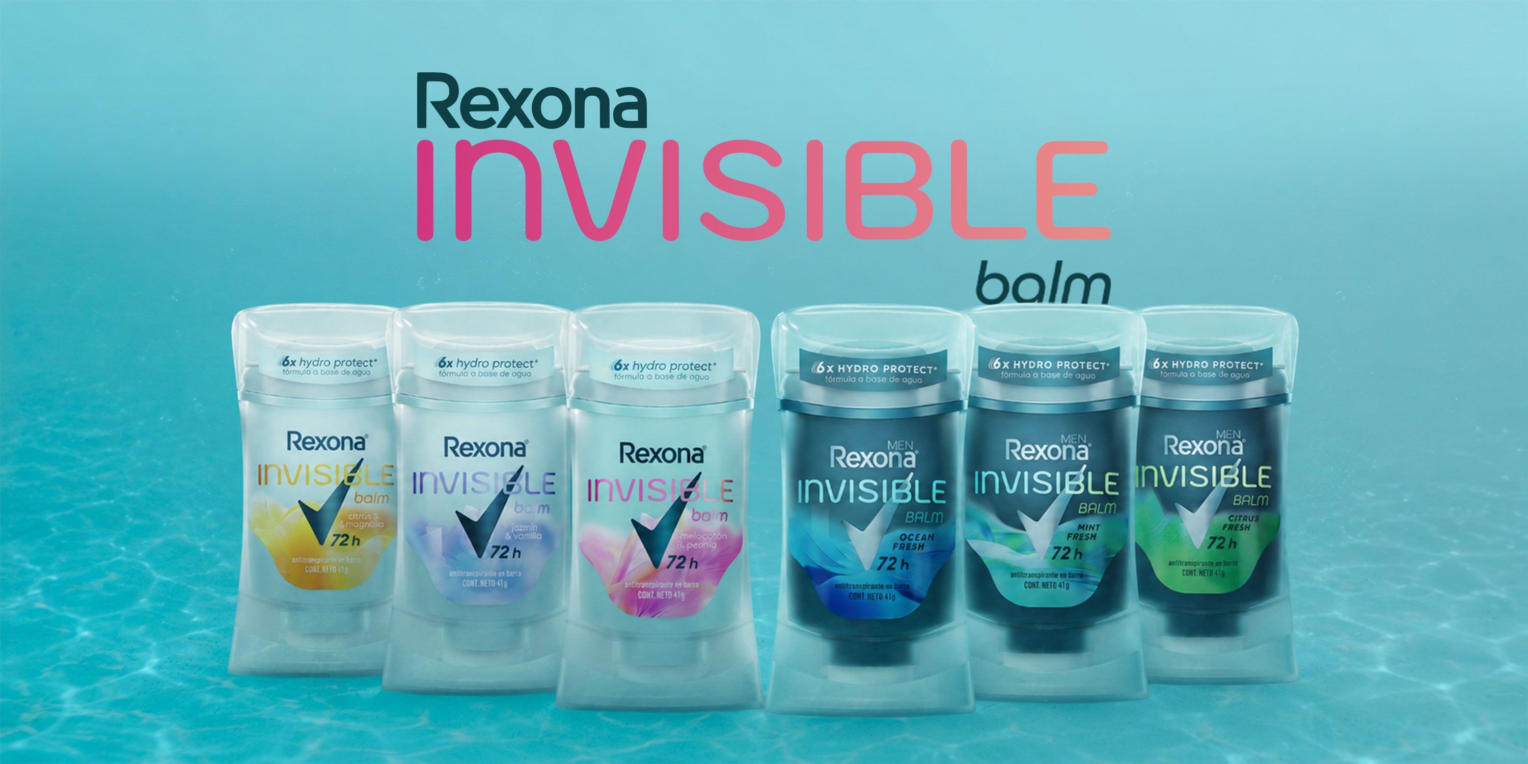 Invisible Balm combina lo mejor de distintos formatos de Rexona en un nuevo antitranspirante
